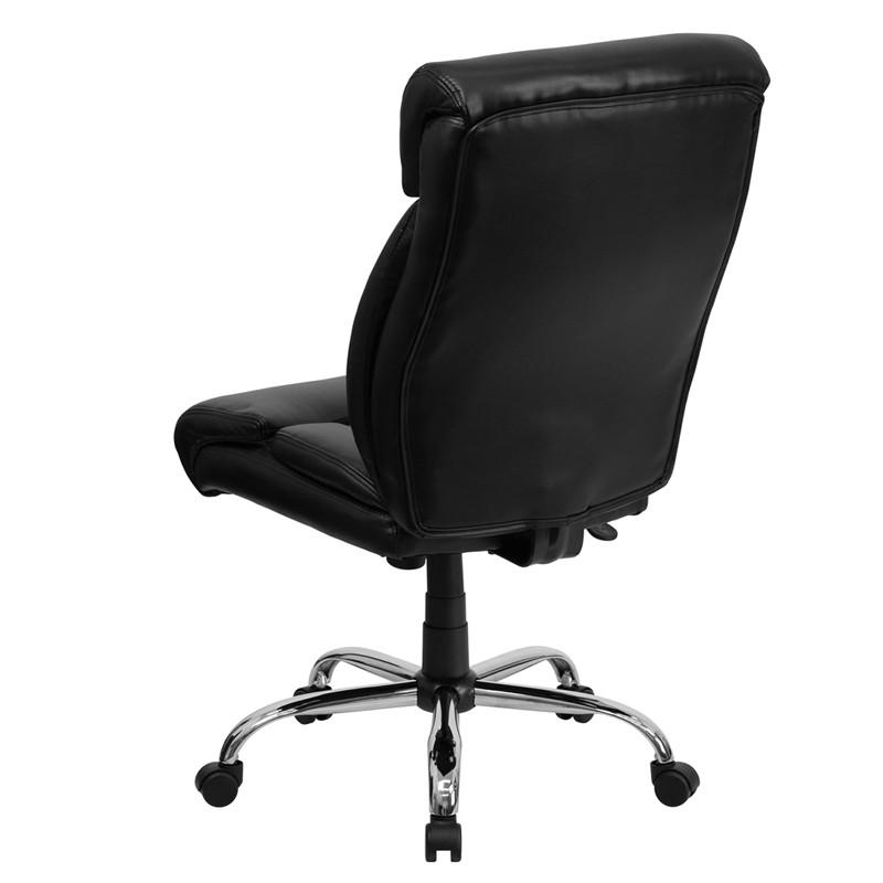 Flash Furniture Hercules Series 400 Lb. Capacity Big & Tall Black Leather Executive Swivel Office Chair