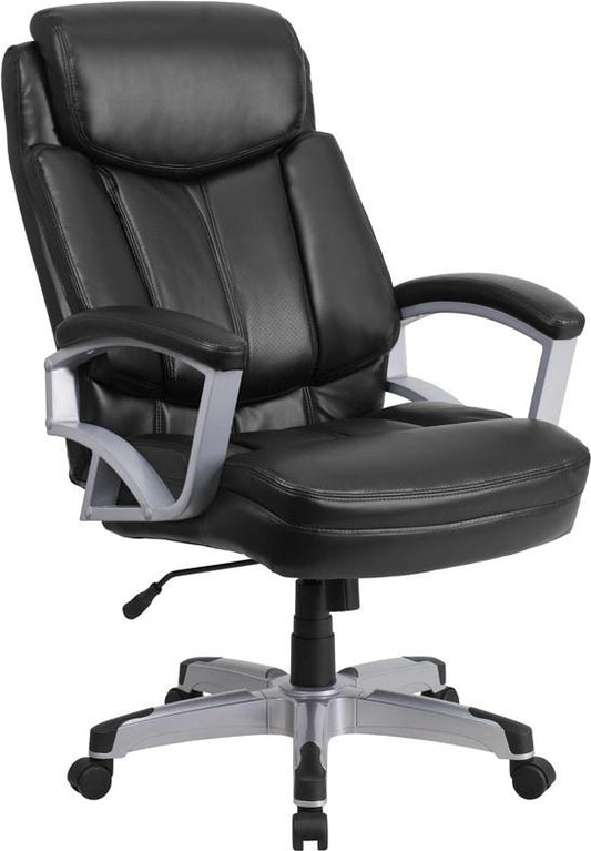 Flash Furniture Hercules Series 500 Lb. Capacity Big & Tall Black Leather Executive Swivel Office Chair
