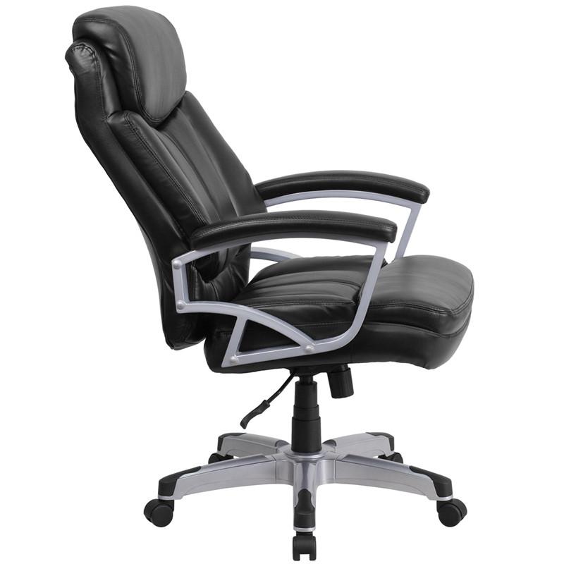 Flash Furniture Hercules Series 500 Lb. Capacity Big & Tall Black Leather Executive Swivel Office Chair