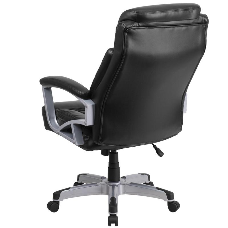 Flash Furniture Hercules Series 500 Lb. Capacity Big & Tall Black Leather Executive Swivel Office Chair