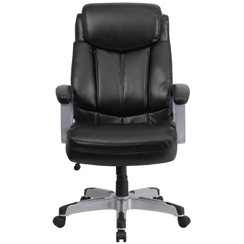 Flash Furniture Hercules Series 500 Lb. Capacity Big & Tall Black Leather Executive Swivel Office Chair