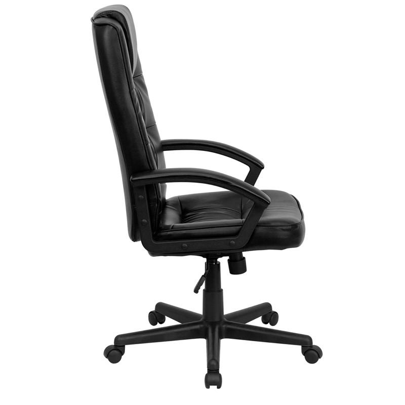 Flash Furniture High Back Black Leather Executive Swivel Office Chair