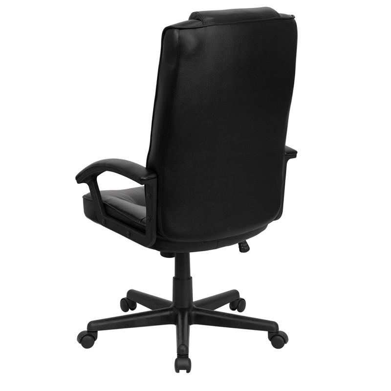 Flash Furniture High Back Black Leather Executive Swivel Office Chair