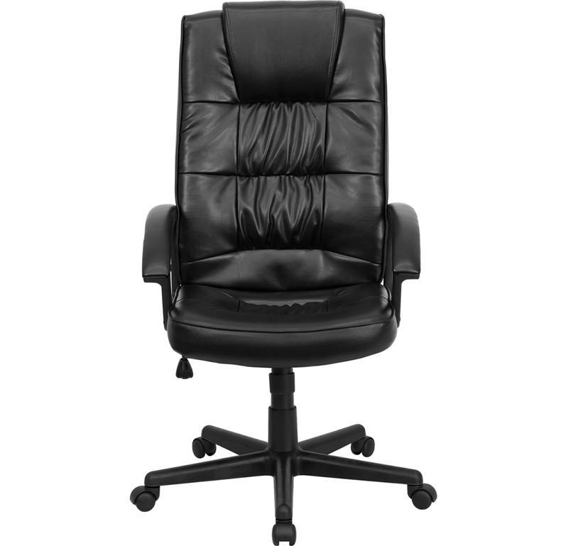 Flash Furniture High Back Black Leather Executive Swivel Office Chair