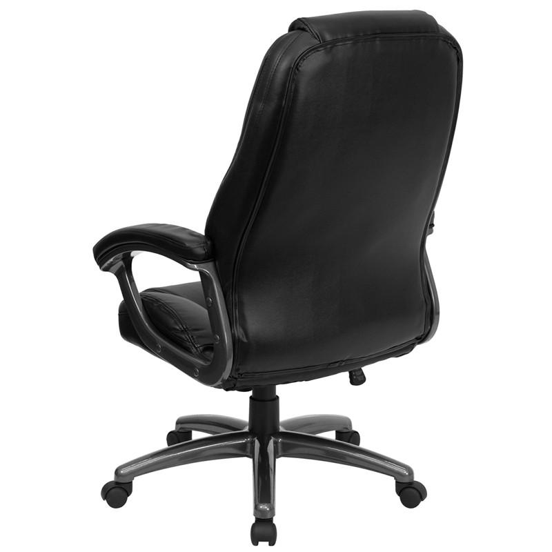 Flash Furniture High Back Black Leather Executive Swivel Office Chair