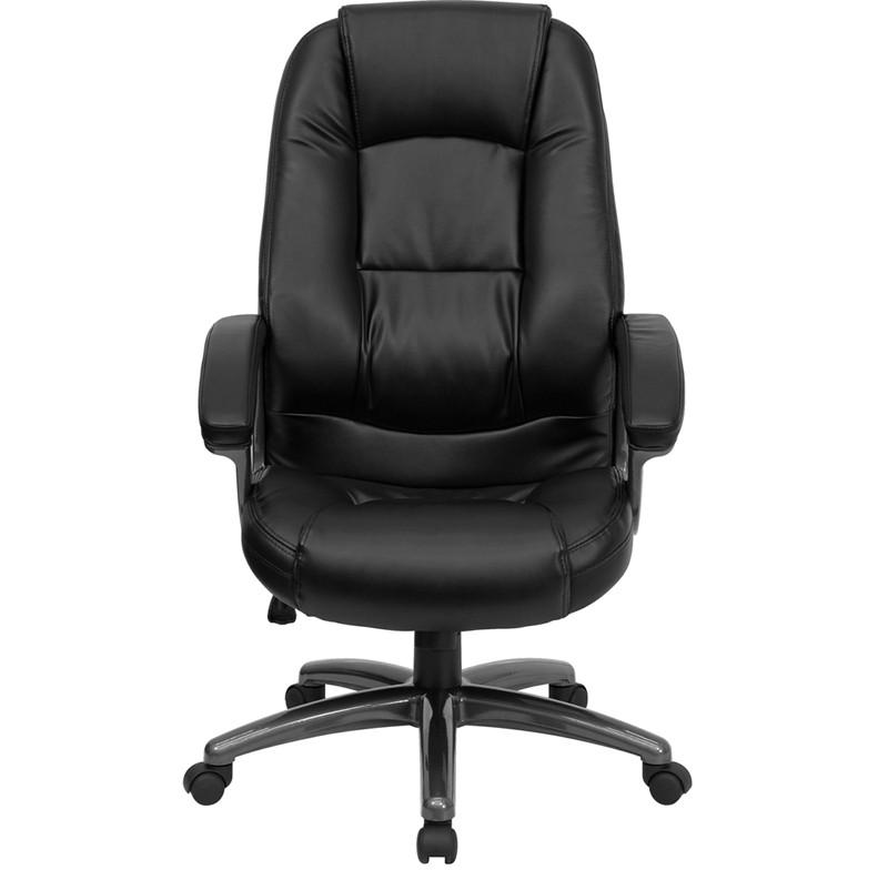 Flash Furniture High Back Black Leather Executive Swivel Office Chair