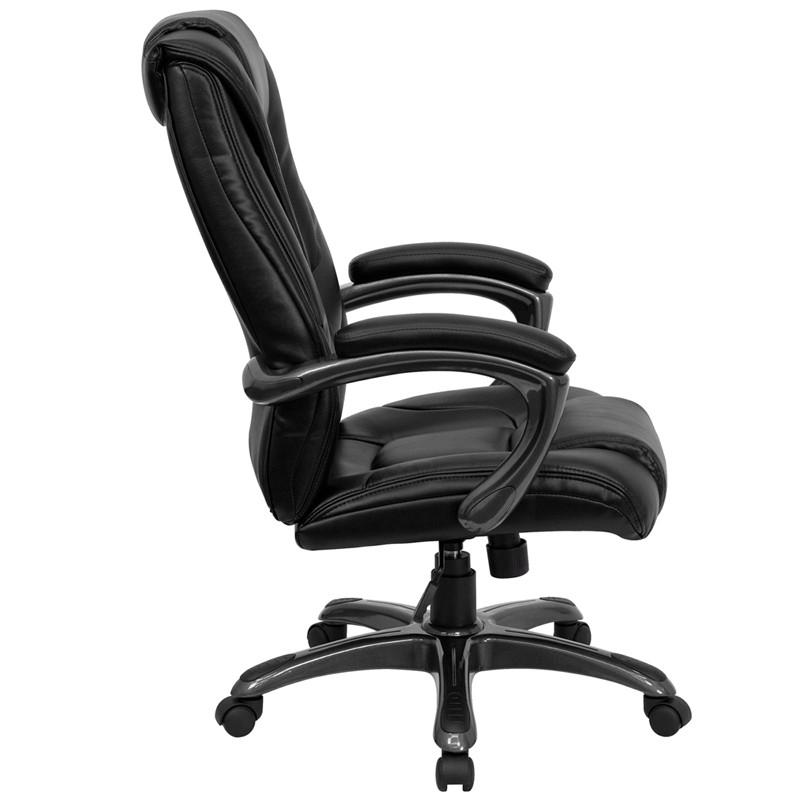Flash Furniture High Back Black Leather Executive Swivel Office Chair