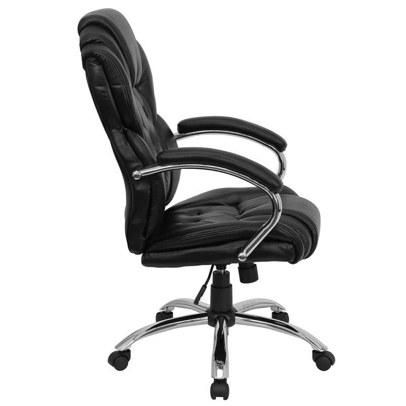 Flash Furniture High Back Transitional Style Black Leather Executive Swivel Office Chair