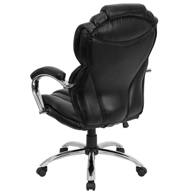 Flash Furniture High Back Transitional Style Black Leather Executive Swivel Office Chair