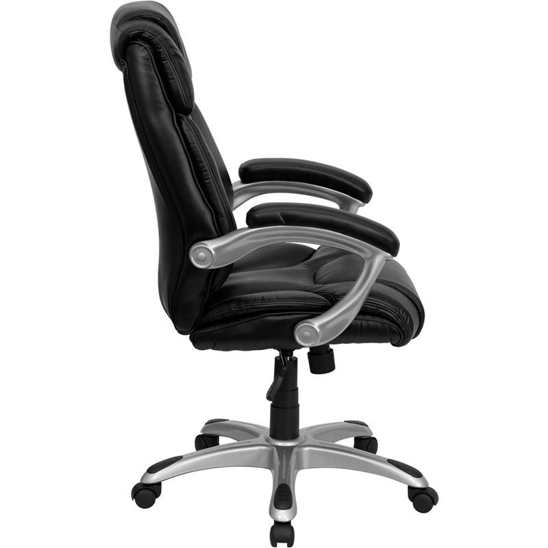 Flash Furniture High Back Black Leather Executive Swivel Office Chair