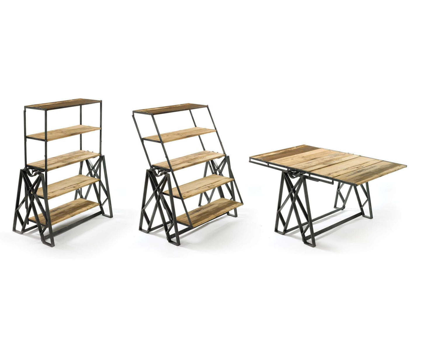 GO Home Incredible Dining Table And Bookshelf