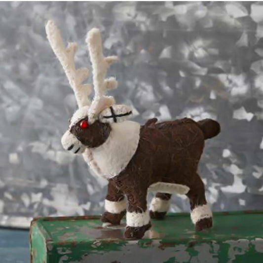 Roost Carl the Caribou Ornament - Set Of 8