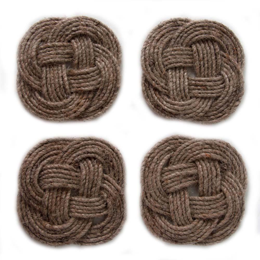 Coaster s/4 (Natural Rope) By Authentic Models