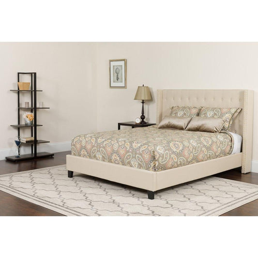 Flash Furniture Riverdale Full Size Tufted Upholstered Platform Bed