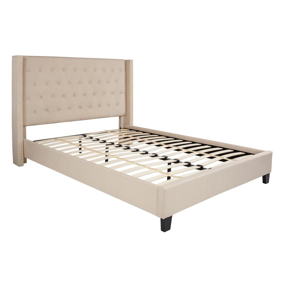 Flash Furniture Riverdale Queen Size Tufted Upholstered Platform Bed