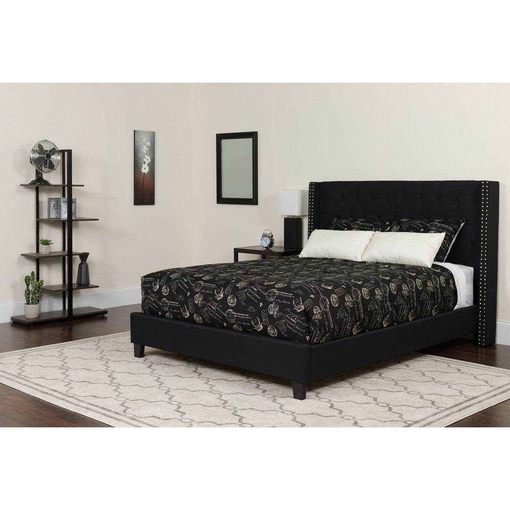 Flash Furniture Riverdale Twin Size Tufted Upholstered Platform Bed