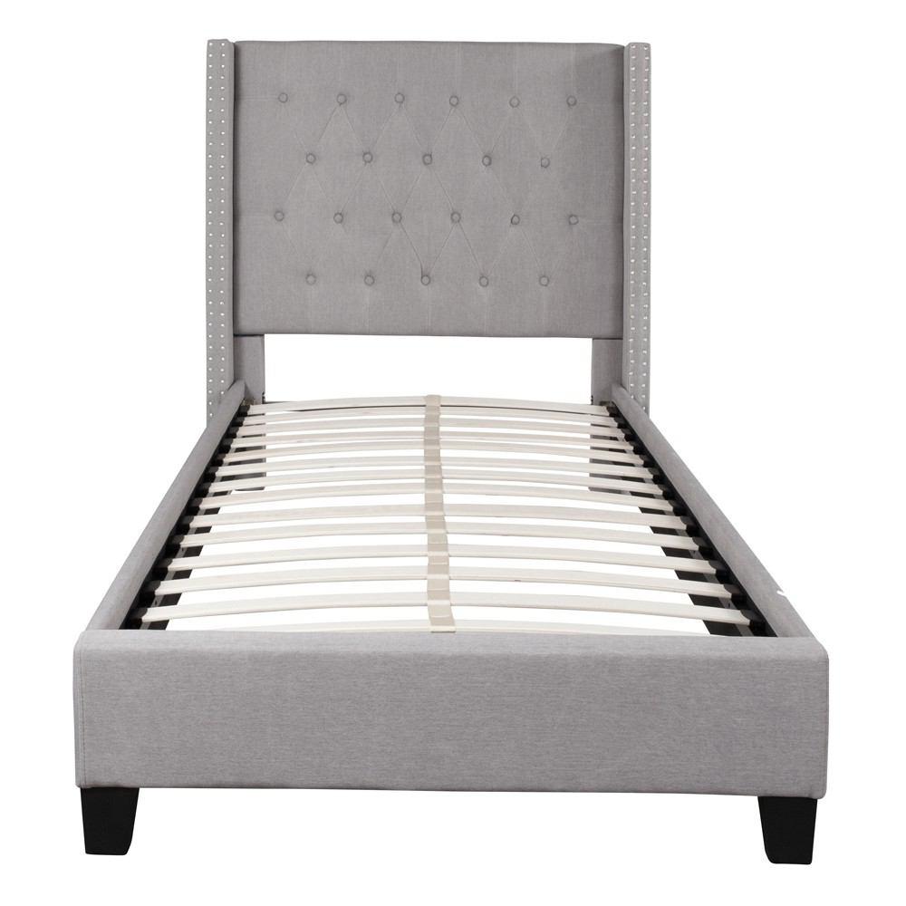 Flash Furniture Riverdale Twin Size Tufted Upholstered Platform Bed