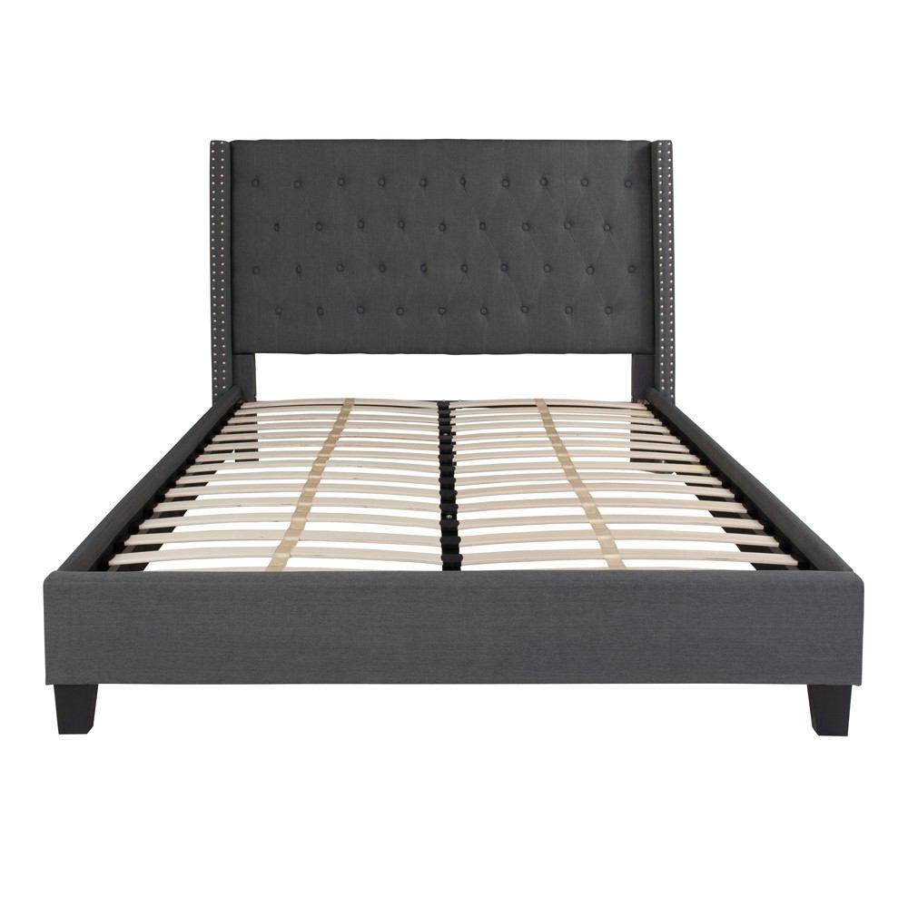 Flash Furniture Riverdale Queen Size Tufted Upholstered Platform Bed