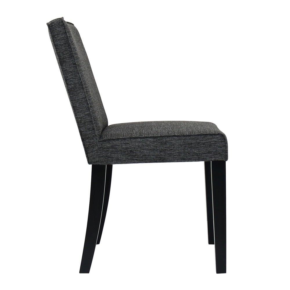 Padma's Plantation Higgs Beach Dining Chair - Black/White Twill