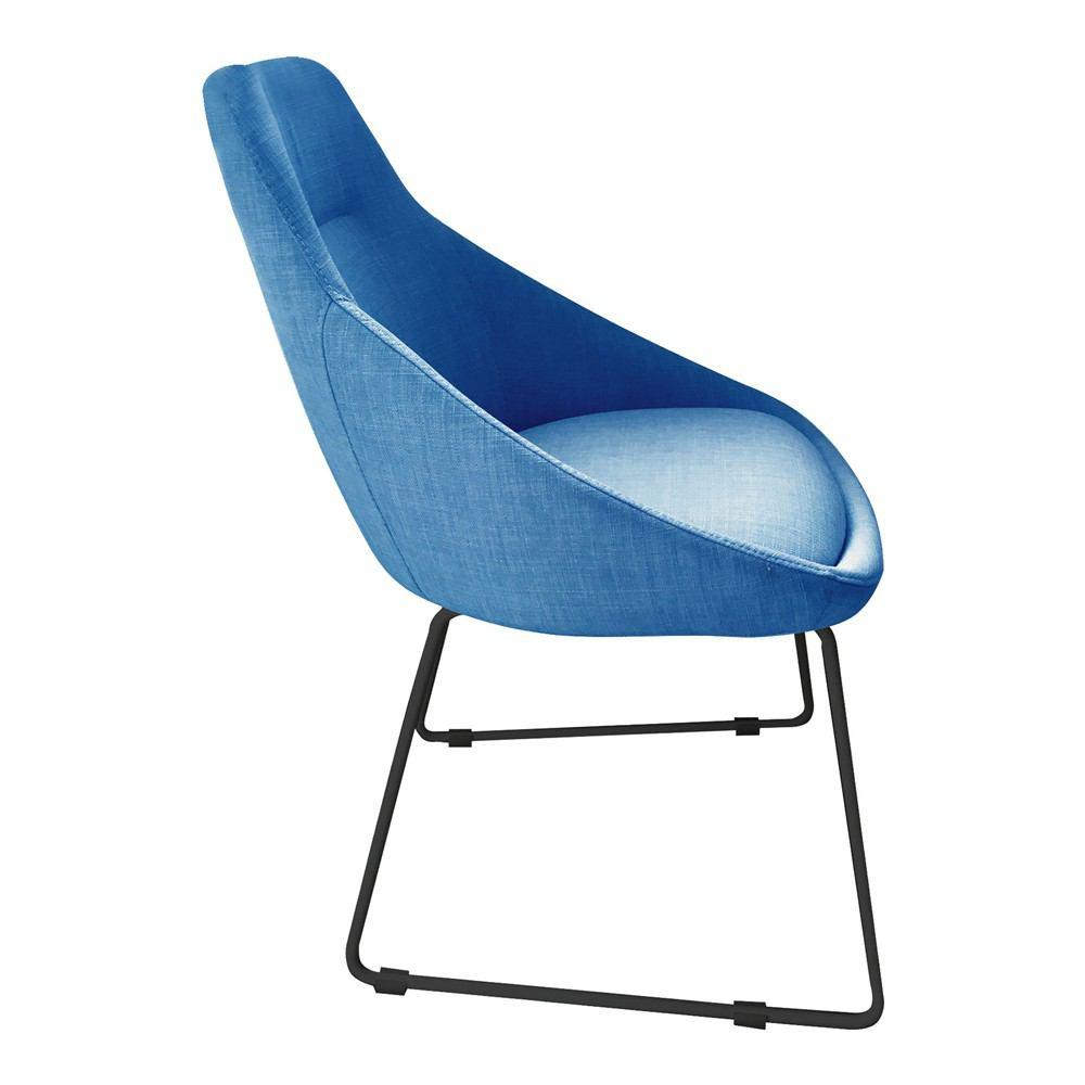 Moe's Home Collection Blue Krissy Dining Chair Blue - Set Of 2