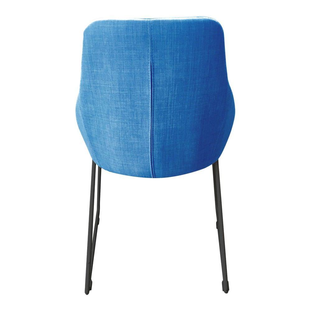 Moe's Home Collection Blue Krissy Dining Chair Blue - Set Of 2