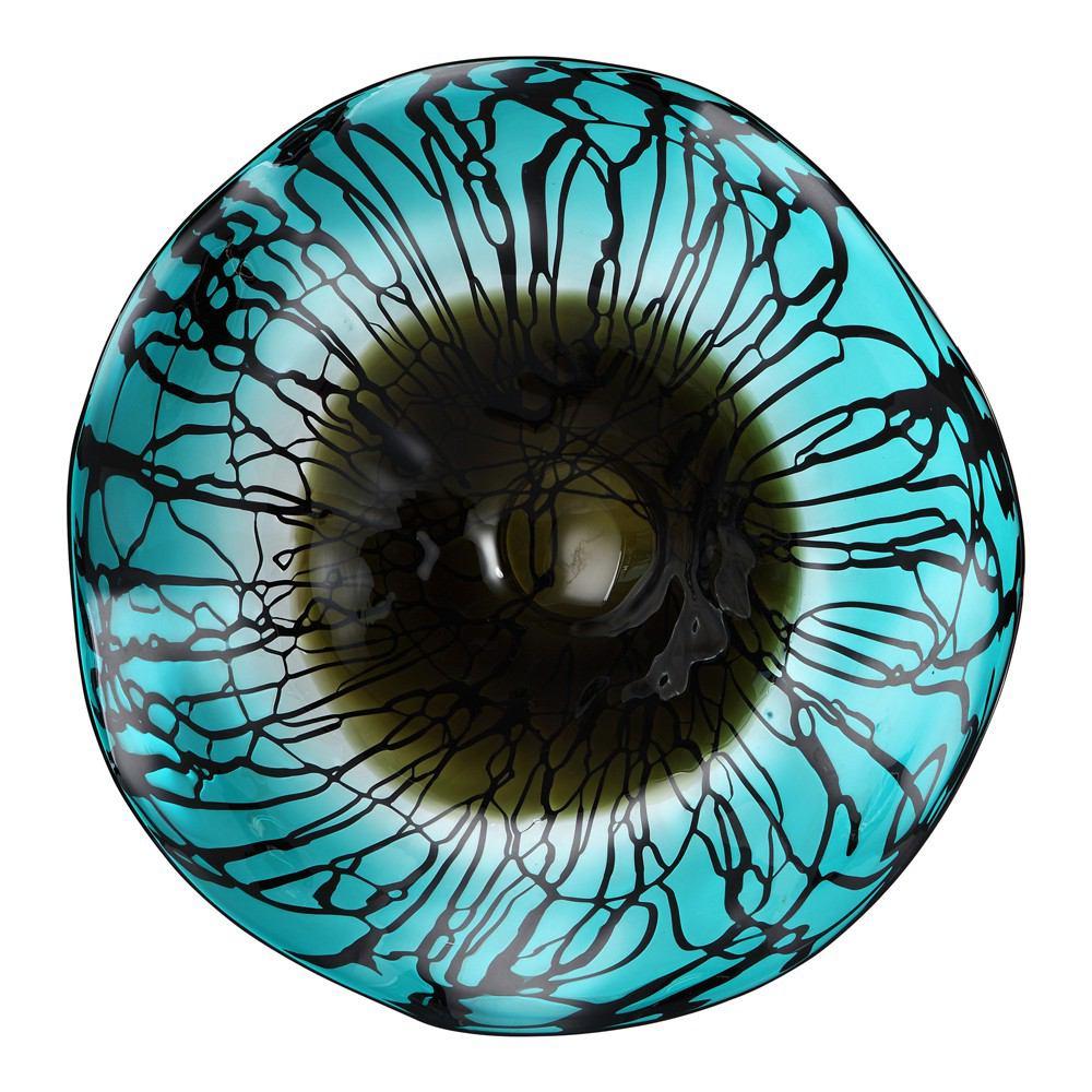 Moe's Home Collection Aqua View Wall Plate - Set Of 2
