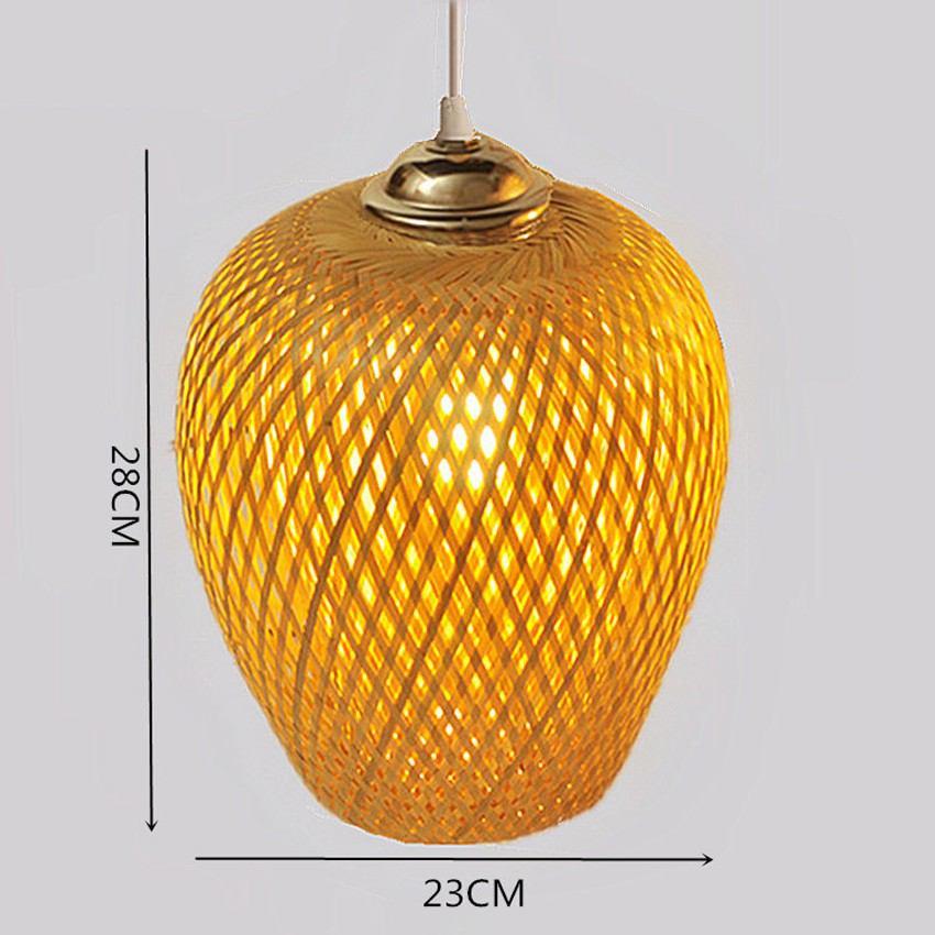 Handmade Bamboo Pendant Lights Southeast Asia Style Lighting Fixtures