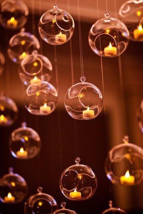 Hanging Glass Orb Terrarium/ Candle Holder Set(12Pcs) by Artisan Living Candle Holders, Artisan Living, - Modish Store