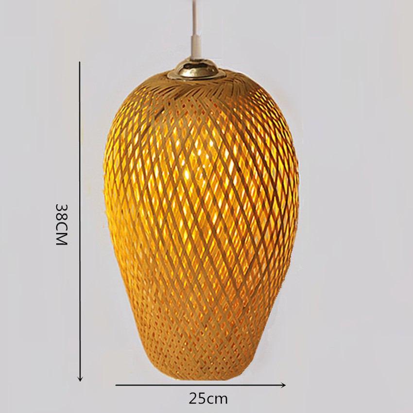 Handmade Bamboo Pendant Lights Southeast Asia Style Lighting Fixtures