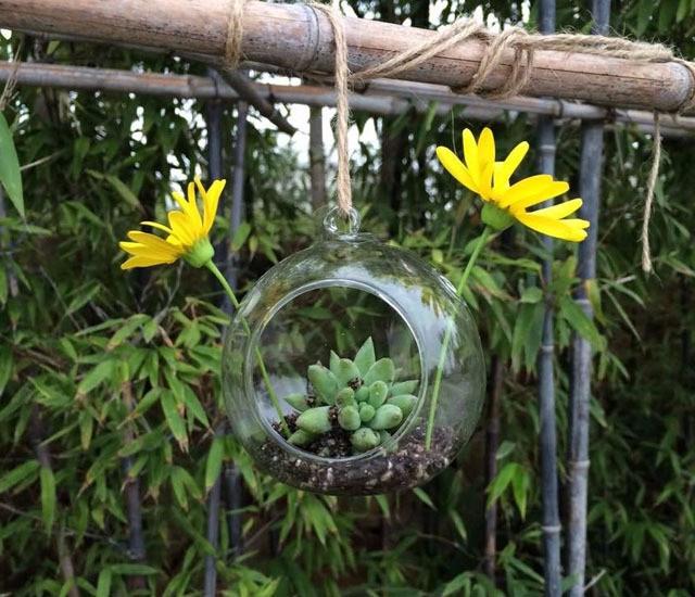 Hanging Glass Orb Terrarium/ Candle Holder Set(12Pcs) by Artisan Living Candle Holders, Artisan Living, - Modish Store