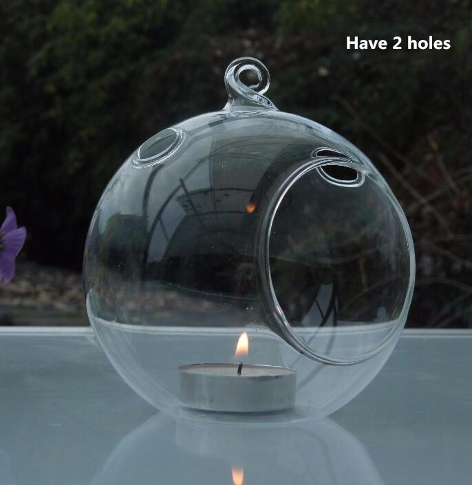 Hanging Glass Orb Terrarium/ Candle Holder Set(12Pcs) by Artisan Living Candle Holders, Artisan Living, - Modish Store