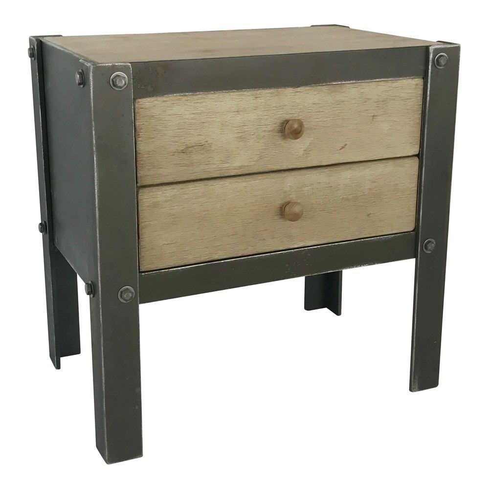Moe's Home Collection Bolt Side Table With 2 Drawers
