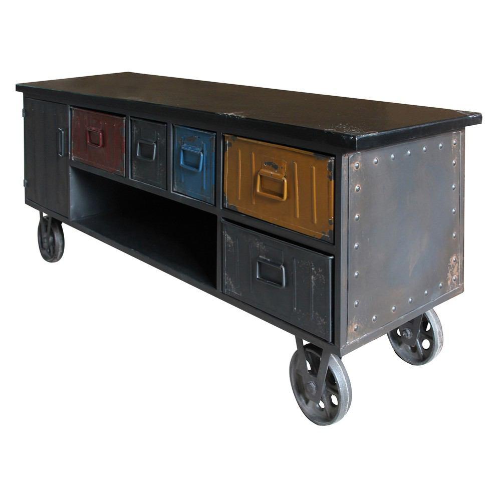 Moe's Home Collection Paint Box Cabinet
