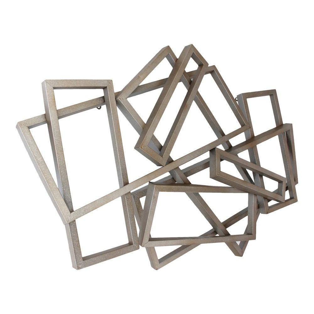 Moe's Home Collection Metal Rectangles Wall Decor