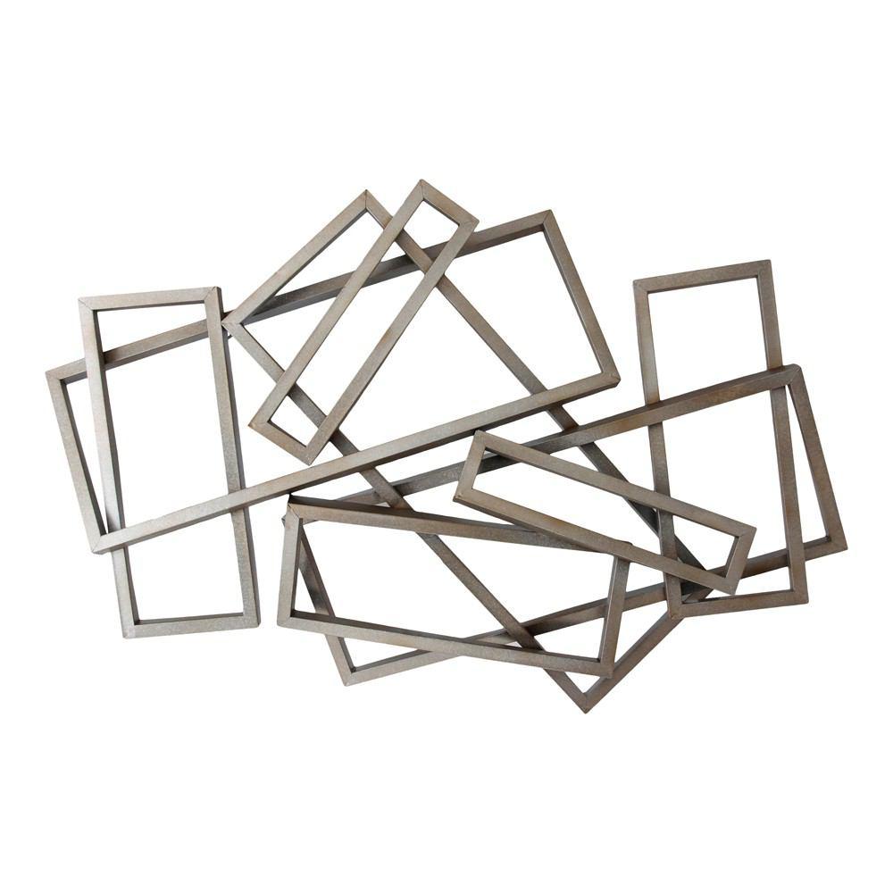 Moe's Home Collection Metal Rectangles Wall Decor
