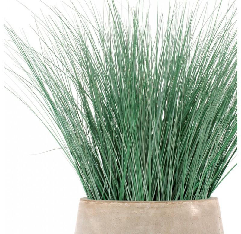 Gold Leaf Design Group Bear Grass In Urbano Bell Fiber Clay Planter