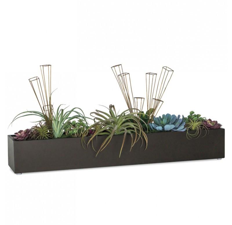 Gold Leaf Design Group Tabletop Design With California Mix And Wire Crystals