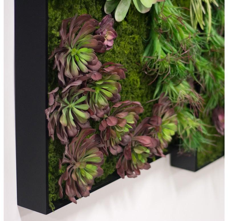 Gold Leaf Design Group Green Wall Mix With Organic Pattern - Set Of 4