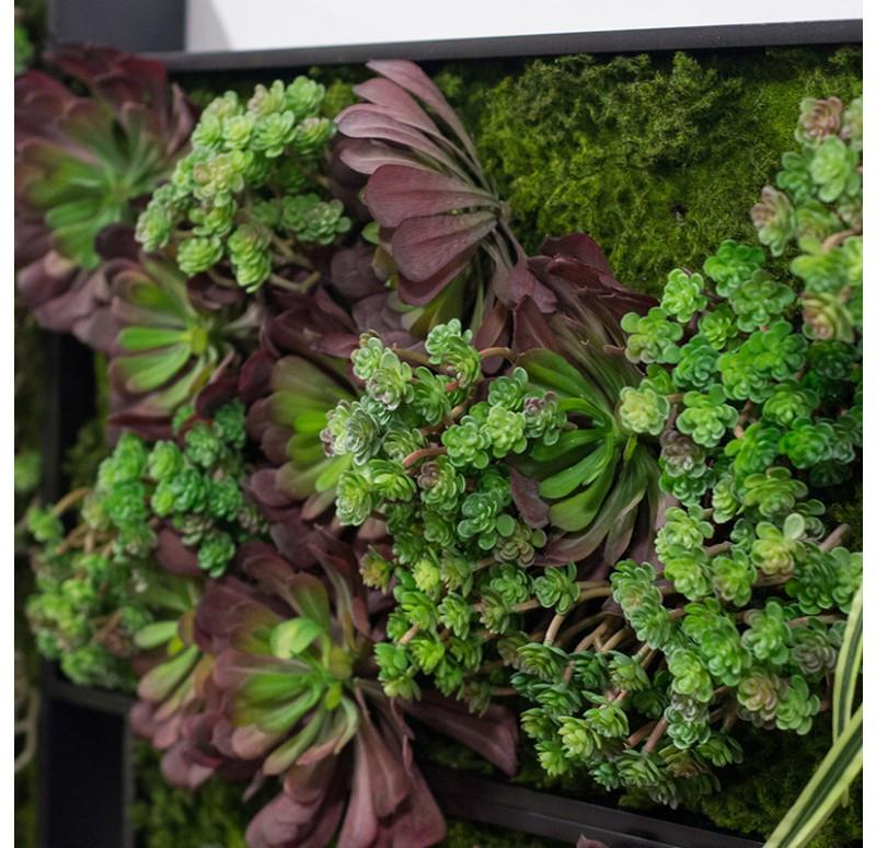 Gold Leaf Design Group Green Wall Mix With Organic Pattern - Set Of 4
