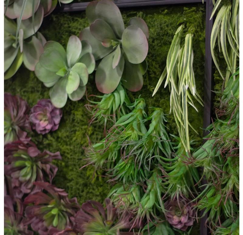 Gold Leaf Design Group Green Wall Mix With Organic Pattern - Set Of 4