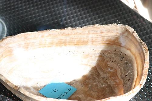 Raw Edge Natural Free Form Onyx Bowl
