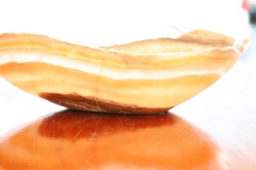 Raw Edge Natural Free Form Onyx Bowl
