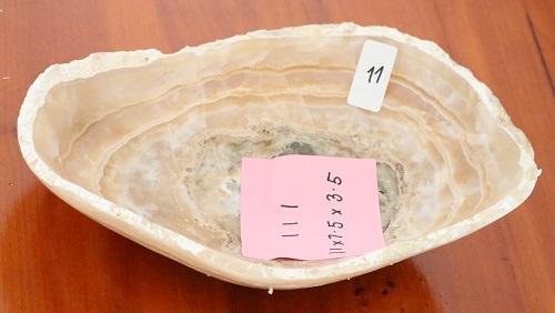 Raw Edge Natural Free Form Onyx Bowl