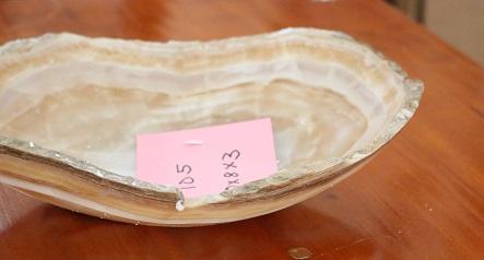 Raw Edge Natural Free Form Onyx Bowl