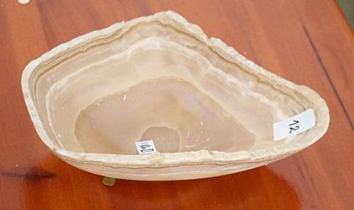 Raw Edge Natural Free Form Onyx Bowl