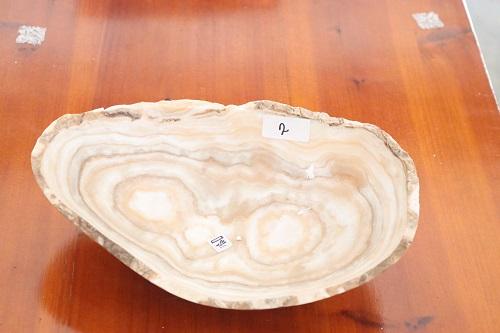 Raw Edge Natural Free Form Onyx Bowl