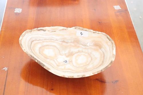 Raw Edge Natural Free Form Onyx Bowl
