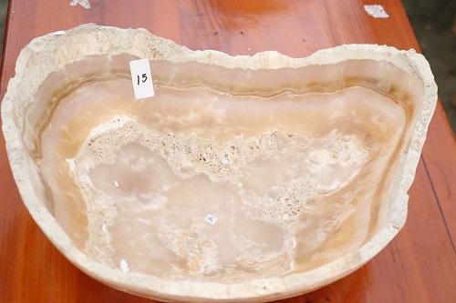 Raw Edge Natural Free Form Onyx Bowl