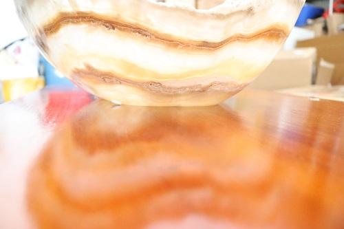 Raw Edge Natural Free Form Onyx Bowl