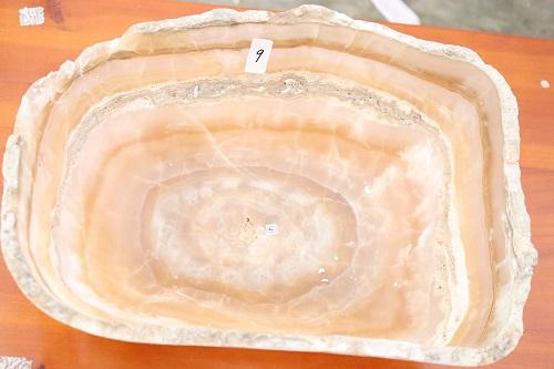 Raw Edge Natural Free Form Onyx Bowl